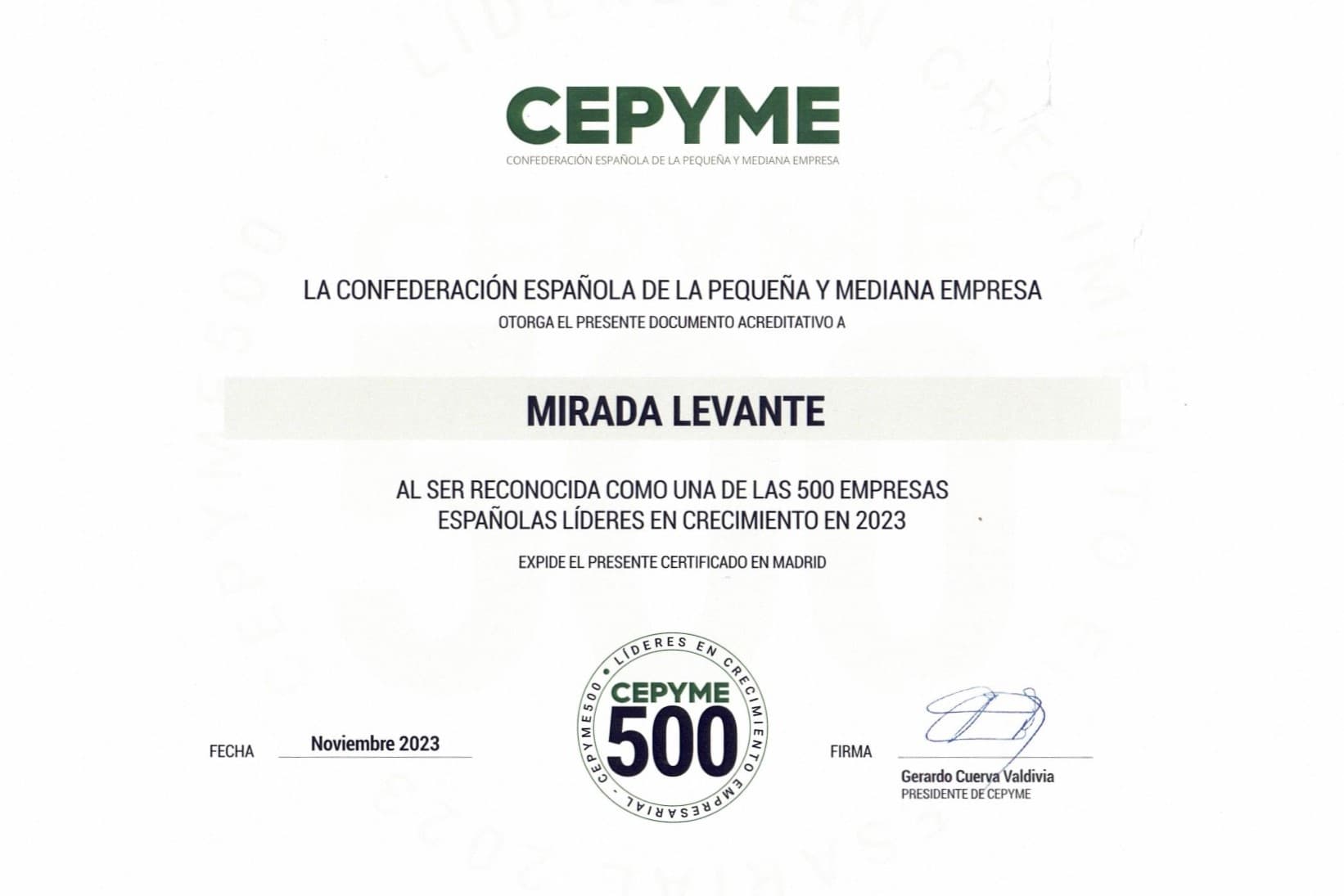 Top 500 Leading Growth Companies 2023